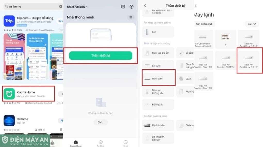 Điều hòa Xiaomi Mijia Inverter 9500 BTU 1 Chiều ASC-09WO/N1C5-VN